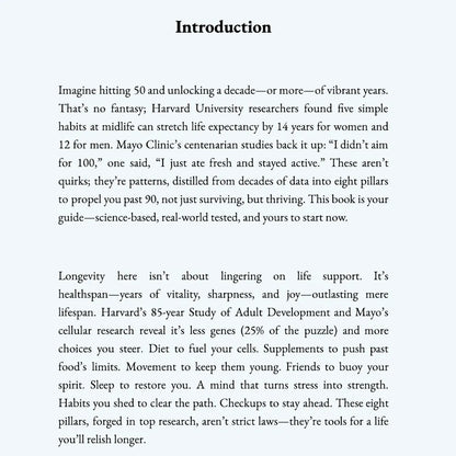 Eight Pillars of a Longer Life (e-book)